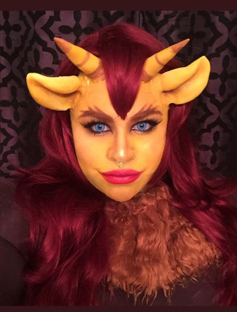 Connie the Monstress from Big Mouth Hormone Monster Costume, Purim Makeup, Hormone Monstress, Hormone Monster, 31 Days Of October, Carnival Diy, 2022 Halloween Costumes, Monster Cosplay, Lovely Drawings