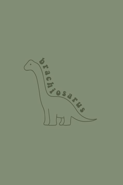 Brachiosaurus Wallpaper, Brachiosaurus Tattoo, Ally Tattoo, Dinosaur Icon, Dino Aesthetic, Dr Tattoo, Headphones Tattoo, Dinosaur Tattoo, Dinosaur Tattoos