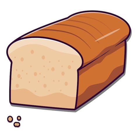 Free Vector | Free vector toasted bread slice cartoon sticker Toast Cartoon, Bread Graphic, Toast Illustration, Cartoon Bread, Bread Vector, Bread Sticker, Date Bread, Bread Clip, Bread Art