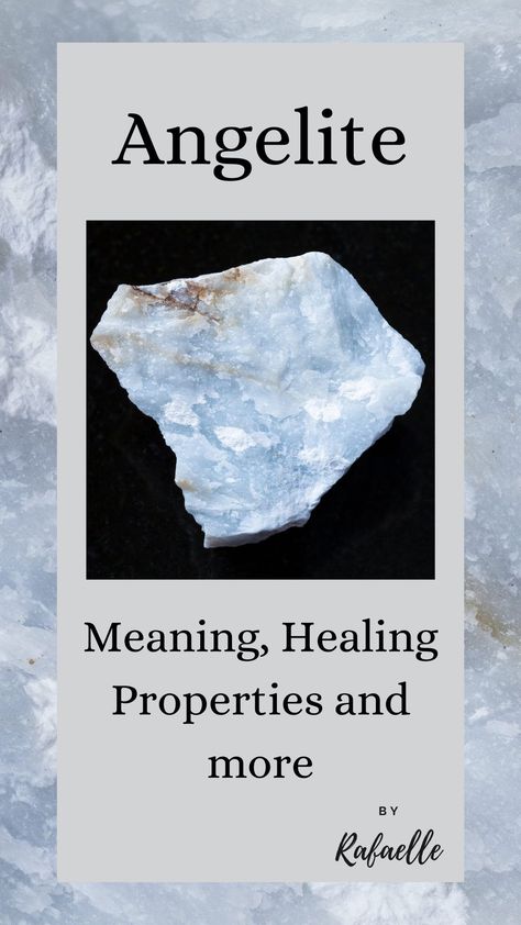 Angelite Crystal Meaning, Crystal Angelite, Angelite Meaning, Angelite Crystal, Crystal Healing Chart, Moon Rituals, Mental Healing, New Moon Rituals, Charge Crystals