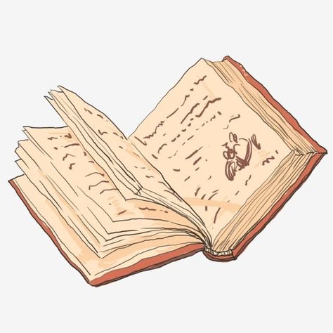 Book Sticker Aesthetic, Open Book Doodle, Book Png For Editing, Cute Book Drawing, Book Png Aesthetic, Books Icon Aesthetic, Open Book Aesthetic, Book Icon Png, Libro Aesthetic