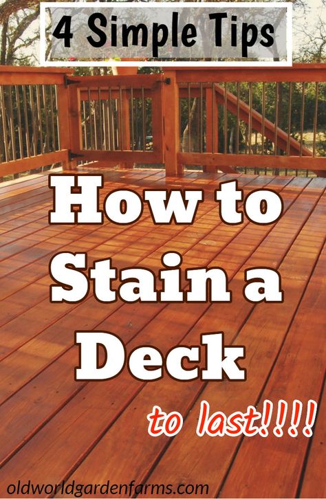 Diy Deck Staining, Staining A Deck, Stain A Deck, Best Deck Stain, Deck Stain Colors, Deck Maintenance, Deck Restoration, Deck Stain, Backyard Design Ideas Budget