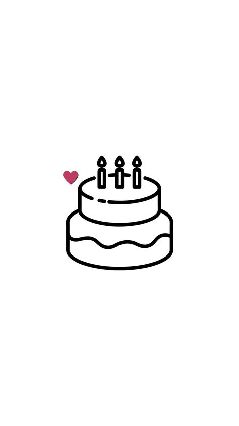 Gambar Cake Aesthetic, Bday Cake Drawing, Cake Doodle Drawing, Birthday Cake Drawing Aesthetic, Birthday Cake Drawing Simple, Birthday Cake Doodle, Cake Drawing Aesthetic, Cake Line Art, Cake Drawing Easy