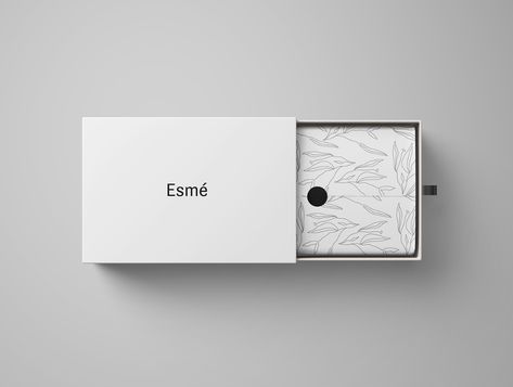 Esme - Natural, Vegan, Skincare / Branding + Identity on Behance Luxury Product Packaging, Branding Design Ideas, Luxury Box Packaging, Packaging Design Ideas, Jewelry Packaging Design, Luxury Packaging Design, Skincare Branding, Packaging Ideas Business, Product Presentation