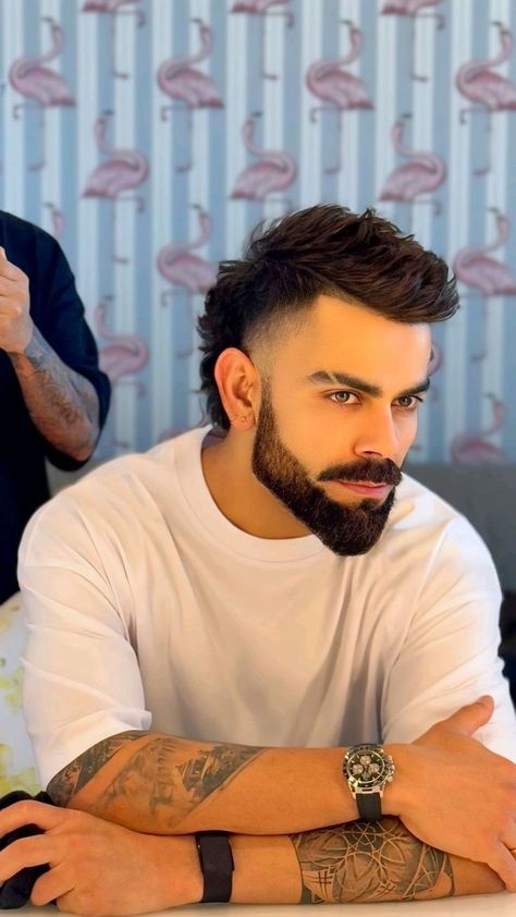 Kohli Hairstyle, Virat Kohli Portrait Photography, Virat Kohli Hairstyle, Ab De Villiers Photo, King Kohli, Mens Hairstyles With Beard, Gents Hair Style, Virat Kohli Instagram, Virat Kohli Wallpapers