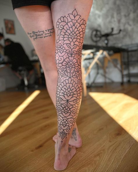 Floral ornamental leg 🌞 #ornaments #ornament #ornamentaltattoo #ornamentaltattoos #ornament #ornamenttattoo #legtattoo #legtattoos… | Instagram Ornamental Leg Tattoo Women, Ornamental Shin Tattoos For Women, Ornamental Tattoo Leg Sleeve, Ornamental Leg Tattoo, Leg Sleeve Ornamental, Ornamental Feet Tattoo, Ornamental Tattoo, Leg Tattoos, I Tattoo