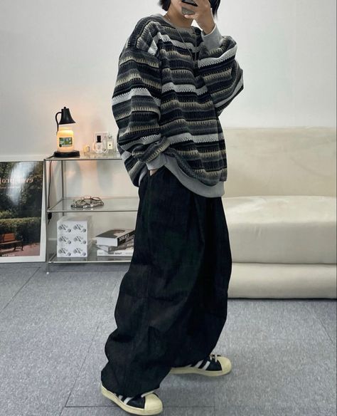 Acubi Style, Neat Casual Outfits, Genderless Fashion, Baggy Clothes, Street Fashion Men Streetwear, Pinterest Outfits, Streetwear Men Outfits, Modest Fashion Outfits, Wardrobe Style