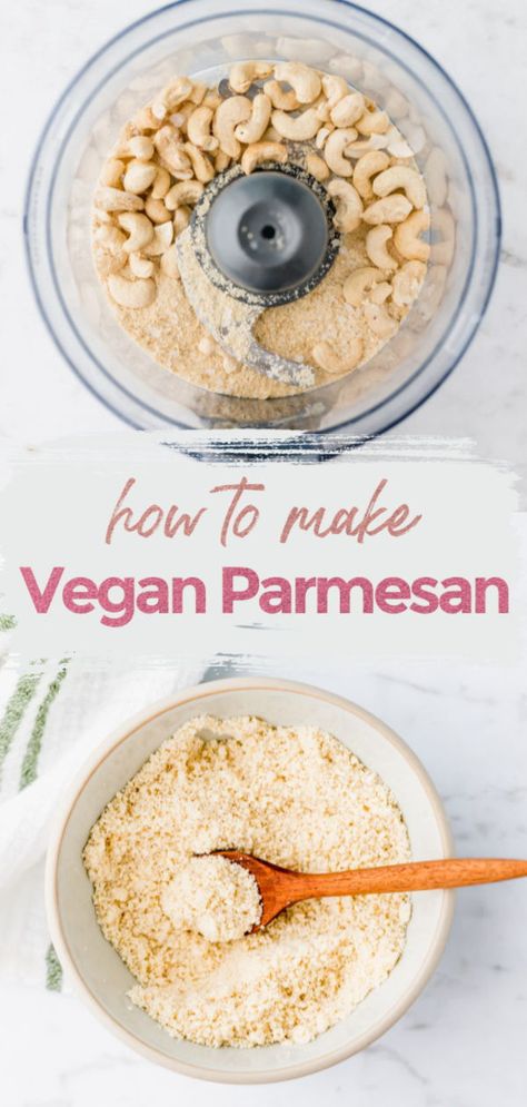 Cashew Parmesan, Vegan Cheese Recipes, Vegan Substitutes, Vegan Parmesan Cheese, Overnight Oat, Cheese Toast, Vegan Sauces, Vegan Parmesan, Vegan Condiments