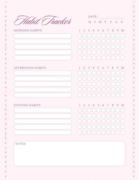 Ipad Templates, Habit Tracker Journal, Planner Content, Notes Tips, Ipad Layout, Binder Cover Templates, Life Planner Organization, Organization Planner, Channel Ideas