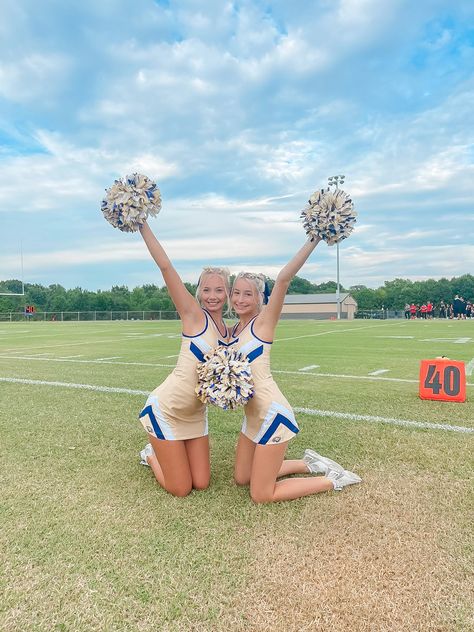 Buddy Cheer Poses, Football Cheer Pictures Team Photos, Cheer Professional Pictures, 3 Person Cheer Poses, Cheer Tattoos Cheerleading, 2 Person Cheer Poses, Cheerleading Poses 2 People, Cheer Buddy Pictures, Duo Cheer Pictures