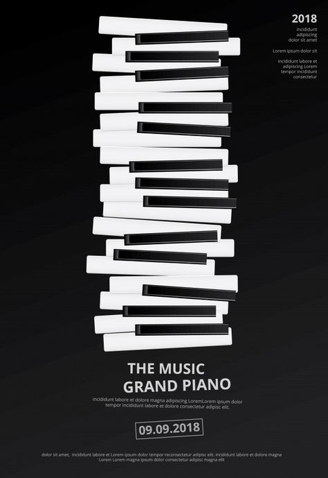 Music grand piano poster background template vector illustration Poster Background Template, Piano Poster, Classical Music Poster, Yellow Business Card, Concert Poster Design, Piano Art, Poster Design Layout, Jazz Poster, Music Poster Design