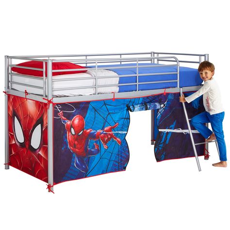 Spiderman Bed, Spiderman Bedroom, Spiderman Toddler, Curtain Cover, Spiderman Room, Men Bed, Mid Sleeper, Mid Sleeper Bed, Bedroom Toys