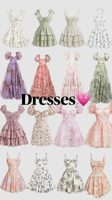 #sundresses #dresses Casual Sundress Outfit, Sun Dresses Aesthetic, Outfit Recipe, Sundress Aesthetic, Sundress Outfit, Cute Dress Outfits, Sun Dresses, Shein Outfits, Dress Design Sketches