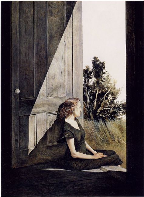 Wind From the Sea and Christina Olson of Christina’s World – Andrew Wyeth | Your National Gallery of Art Andrew Wyeth Paintings, Andrew Wyeth Art, Jamie Wyeth, Nc Wyeth, Andrew Wyeth, Open Door, Pics Art, Art Plastique, American Artists