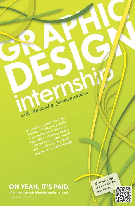 Internship Flyer Design, Internship Poster Design Ideas, Internship Poster, Kate Miller, Dream Bigger, Poster Idea, Recruitment Poster, Mentorship Program, Signature Ideas