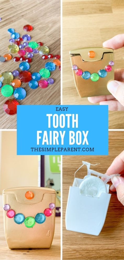 Tooth Fairy Crafts For Kids, Tooth Fairy Box Diy, Diy Toothbrush, Diy Tooth Fairy, Boy Tooth Fairy, Losing Teeth, Kids Teeth, Fairy Box, Diy Teething