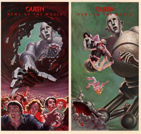 Queen album cover that was most thought provoking as a child. Queen Album Covers, Queen Albums, News Of The World, Queen Ii, Queen Poster, We Are The Champions, Isaac Asimov, Queen Freddie Mercury, Queen Pictures