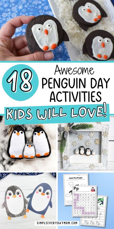 Penguin Day is all about shining a spotlight on our tuxedo-clad friends. With these kids craft creations and fun kids projects, your little ones will be penguin pros before you can say “18 Penguin Day activities for kids“! This list is brimming with irresistibly cute penguin crafts and tasty treats to make your Penguin Day prep a breeze. From penguin paper plate crafts to Penguin Printable worksheets. Cotton Ball Penguin, Penguin Headband, Penguin Worksheets, Winter Animals Preschool, Penguin Printable, Penguins Project, Winter Animal Crafts, Penguin Activities, Penguin Day