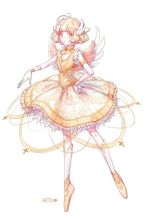 Angelic Anime, Ballerina Anime, Anime Ballet, Ballerina En Pointe, Ballet Illustration, Magical Girl Outfit, Ballet Performance, Magical Girl Aesthetic, Ballet Dancing