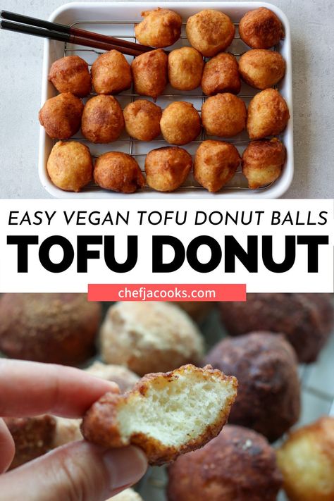 Alkaline Snacks, Donut Balls, Italian Treats, Tofu Dessert, Resep Vegan, Vegetarian Recepies, Recipes Veg, Vegan Japanese, Kosher Food