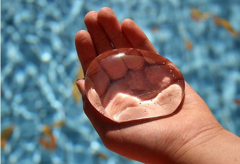 Gigantic Water Drop Edible Water Bottle, Party Deco, Molecular Gastronomy, Water Bubbles, Science Fair, Back To Nature, Mochi, Slime, Summer Fun