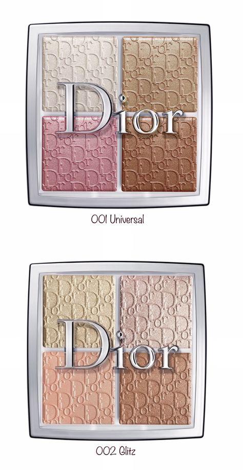 Shades: 001 Universal, 002 Glitz Dior Forever Highlighter, Dior Face Glow Palette, Dior Highlighter Palette, Dior Highlighter, Dior Shadow Palette, Dior Palette Backstage, Dior Backstage Glow Face Palette, Face Glow, Dior Boutique