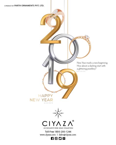 New Year Jewellery Creative Ads, Happy New Year Jewellery, New Year Jewellery Ads, Jewelry Ads Creative, New Year Creative Ads, Jewellery Layout, Jewelry Banner, Jewelry Text, New Year Post