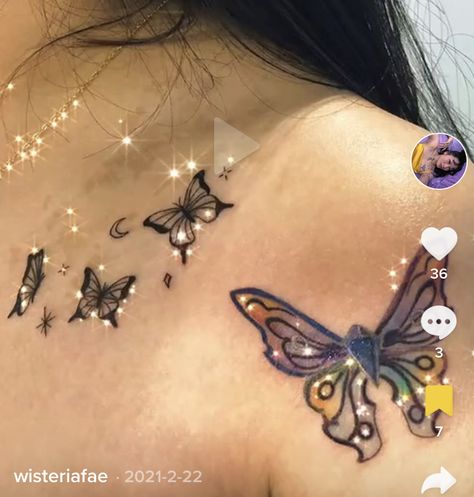 Barbie Fairytopia Tattoo, Barbie Movie Tattoo Ideas, Fairytopia Tattoo, Barbie Inspired Tattoos, Barbie Movie Tattoo, Barbie Tattoo Ideas, Lil Tattoo, Barbie Mermaidia, Baddie Tattoos