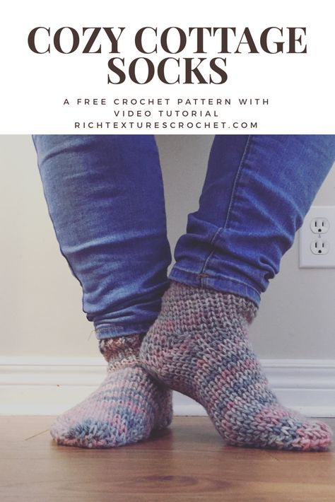 Crochet Socks Free Pattern, Cottage Socks, Crochet Sock Pattern Free, Easy Crochet Socks, Crochet Braids Marley Hair, Crochet Socks Pattern, Crochet Wool, Crochet Socks, Headband Pattern