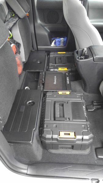 Pick Up Truck Storage Ideas, Truck Organization Ideas, Car Organization Ideas, 4wd Accessories, Tacoma Access Cab, Toyota Tacoma Mods, Truck Accesories, Tacoma Accessories, Accessoires 4x4