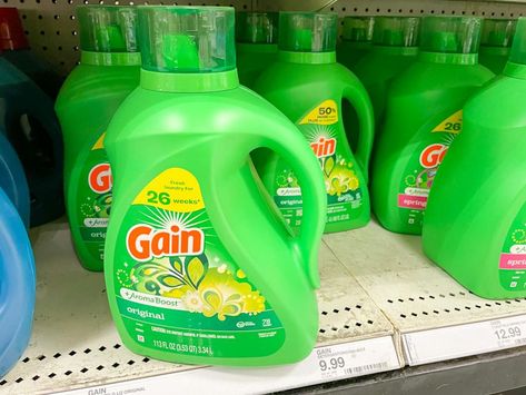 Gain + Aroma Boost 154-Ounce Laundry Detergent, as Low as $10.36 on Amazon Gain Laundry Detergent, Gain Laundry, Mobile Coupon, Liquid Laundry Detergent, Amazon Coupons, Laundry Liquid, The Krazy Coupon Lady, Krazy Coupon Lady, Laundry Detergent