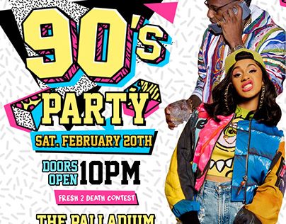 90s Party Flyer, 90s Flyer, 2000s Theme, 70s Theme Party, Image Editing Photoshop, 90s Theme, New Flyer, 90s Party, 90's Birthday Party