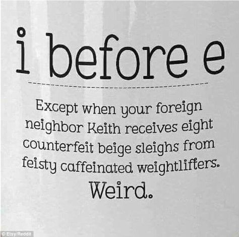 I Before E, Vacation Board, Grammar Humor, Beach Retreat, Daily 5, English Writing, Young Living, Writing Skills, Teaching English