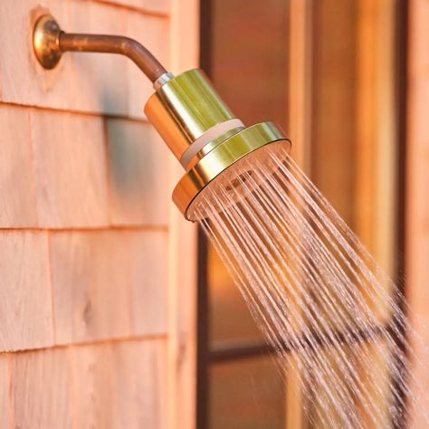 5 Filtered Shower Heads That Reduce Your Water Consumption - The Good Trade Filter Shower Head, Shower Water, Shower Filter, Hair Issues, Clean Candle, Urban Loft, Loft Living, Water Consumption, Shower Cleaner