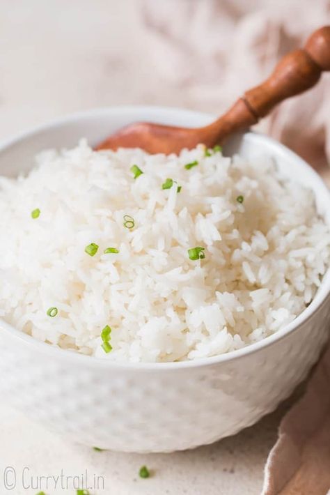 Rice On Stove, Easy Rice Side Dishes, Coconut Rice Recipe, Rice Side Dish Recipes, How To Boil Rice, Dry Rice, Rice Side, Rice Varieties, Rice Side Dishes