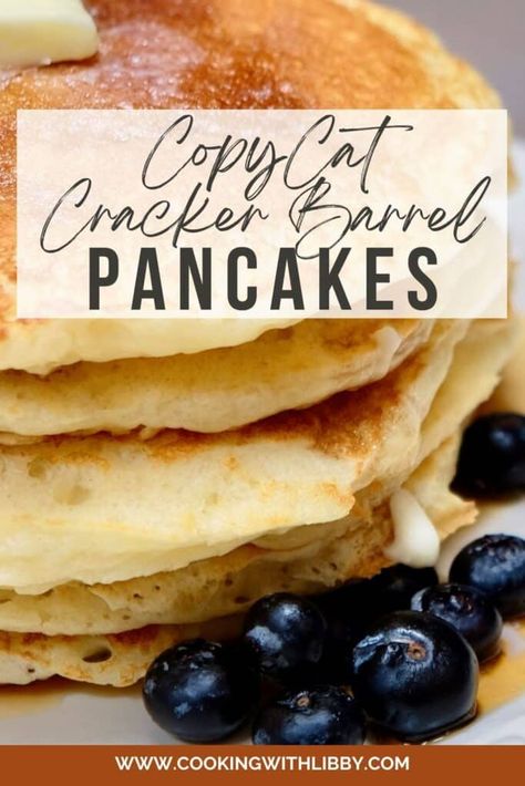 Cracker Barrel Pecan Pancakes, Cracker Barrel Pancakes Copycat, Cracker Barrel Pancake Recipe, Make Ahead Meals To Freeze, Copycat Cracker Barrel Pancakes, Easy Make Ahead Meals, Breakfast Casserole Ideas, Cracker Barrel Pancakes, Cracker Barrel Fried Apples