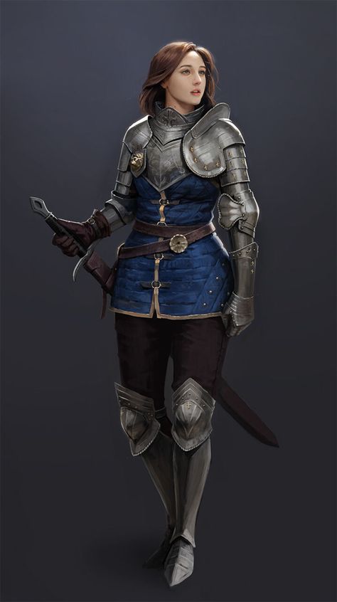 Female Armor, Female Knight, Dungeons And Dragons Characters, Fantasy Armor, Armor Concept, Fantasy Warrior, Arte Fantasy, 판타지 아트, Female Character Design