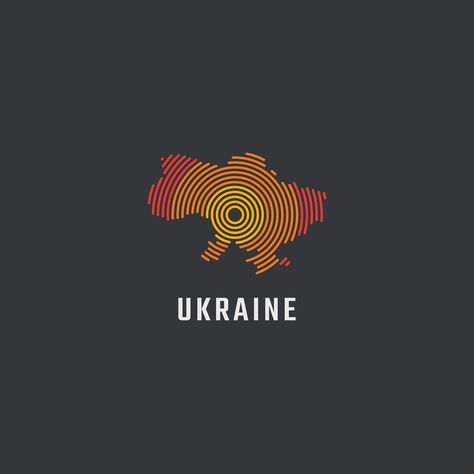 Ukraine Map, Map Logo, Logo Line, Premium Vector, Graphic Resources, Ukraine, Map, ? Logo