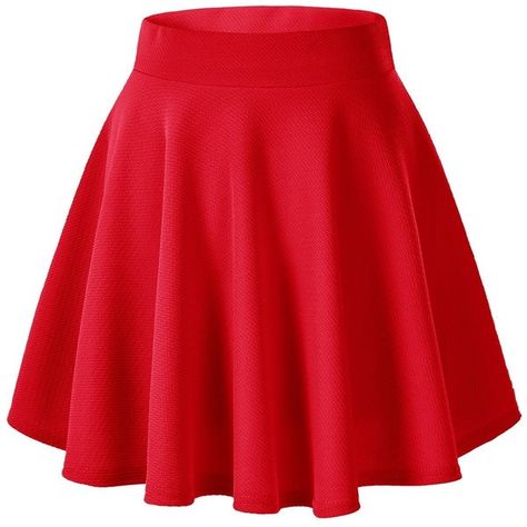 Women's Basic Solid Versatile Stretchy Flared Casual Mini Skater Skirt ($8.65) ❤ liked on Polyvore featuring skirts, mini skirts, red skirt, mini flare skirt, skater skirts, stretch skirts and stretch mini skirt Mode Monochrome, Mini Circle Skirt, Red Skater Skirt, Blue Skater Skirt, Flared Skater Skirt, Mini Skater Skirt, Flared Mini Skirt, Red Mini Skirt, Blue Mini Skirt