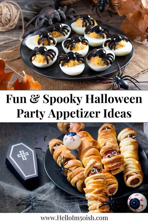 Get your Halloween party started off with spooktacular appetizers that are sure to impress. From creepy finger foods to mummy hot dogs and spider web nachos, you’ll set the tone for a festive night. These Halloween party appetizers are as fun to eat as they are to make. Whether you’re hosting a haunted house gathering or a casual costume party, these Halloween party appetizer recipes will bring a frightful flair to your spread. Click the link to check out my Halloween party appetizer ideas! Halloween Party Snack Ideas, Party Appetizer Ideas, Halloween Food For Adults, Party Appetizer Recipes, House Gathering, Party Snack Ideas, Fun Halloween Snacks, Halloween Food Snacks, Mummy Hot Dogs