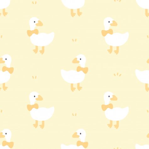 Duck Pattern Wallpaper, Cute Seamless Pattern, Soft Background, Duck Wallpaper, Animals Pattern, Cute Patterns, Cute Duck, Bird Wallpaper, Cute Patterns Wallpaper