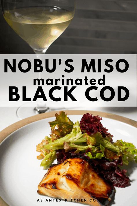 Miso Cod Recipe, Marinated Cod, Butter Fish Recipe, Cod Recipes Healthy, Seaweed Recipes, Asian Shrimp, Asian Fish, Miso Recipe, Asian Fish Recipes