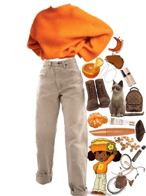 orange blossom Outfit | ShopLook Orange Blossom Costume, Orange Blossom Outfit, Teacher Halloween Costumes Group, Blossom Costume, Halloween Outfits Casual, Blossom Outfit, Casual Halloween Outfits, Blossom Costumes, Strawberry Shortcake Outfits