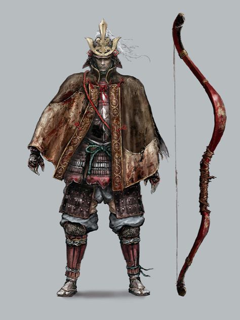 Genichiro Ashina Concept Art from Sekiro: Shadows Die Twice #art #artwork #gaming #videogames #gamer #gameart #conceptart #illustration Genichiro Ashina, Sekiro Shadows Die Twice, Samurai Artwork, Dark Souls Art, Japanese Warrior, Samurai Armor, Dark Soul, Samurai Art, Concept Art Character