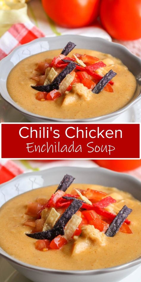 Copycat Chili’s Chicken Enchilada Soup Recipe – CUCINADEYUNG Copy Cat Chili Enchilada Soup, Chilies Chicken Enchilada Soup Copycat, Chicken Cheese Enchilada Soup, Chicken Enchilada Soup From Chili’s, Chicken Enchilada Soup Chili's, Copycat Chilis Enchilada Soup, Chilis Copycat Chicken Enchilada Soup, Chili’s Chicken Enchilada Soup, Enchilada Soup Chilis