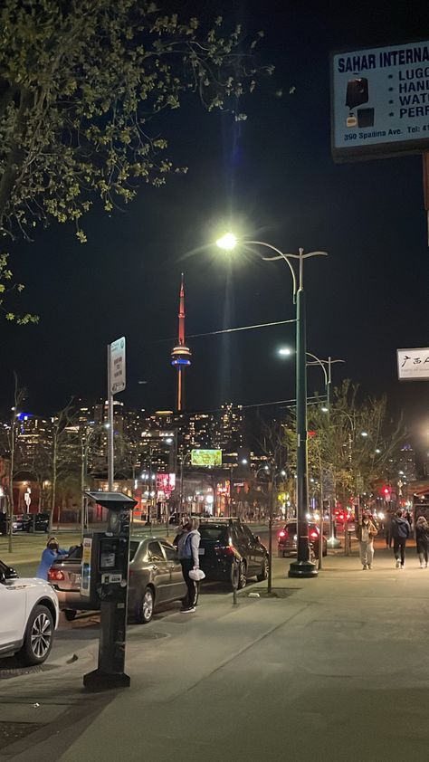 Canada Night Aesthetic, Toronto Life Aesthetic, Toronto City Aesthetic, Toronto Night Aesthetic, Downtown Toronto Aesthetic, Toronto Canada Aesthetic, Aesthetic Cityscape, Aaliyah Core, Toronto At Night