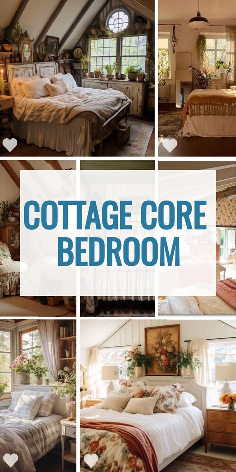 15 Cottage Core Bedroom Ideas for a Charming 2024 Home Makeover Cottage Core Bedroom Inspirations, Cottage Core Bedrooms, Cottage Core Bedroom Ideas, Cottagecore Bedrooms, Sage Green Paint Colors, Cozy Window Nook, Cottage Core Bedroom, Cottagecore Bedroom Ideas, Cottagecore Bedroom