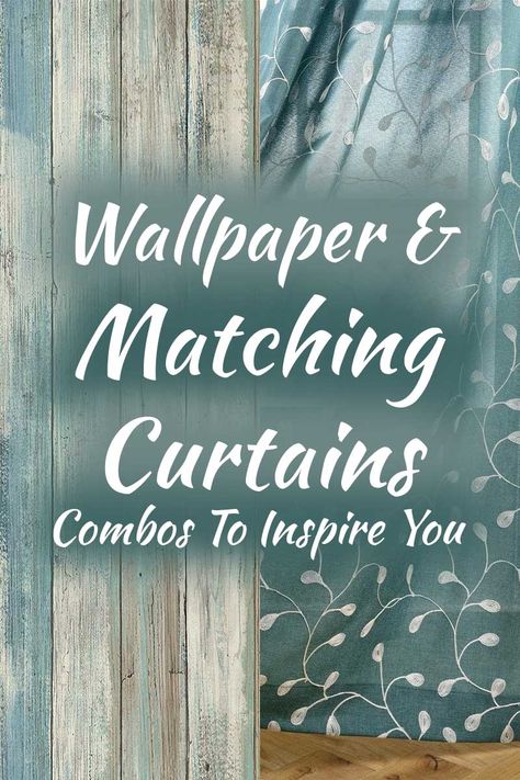 Wallpaper With Matching Curtains, Curtains With Wallpaper, Matching Wallpaper And Fabric, Matching Curtains And Wallpaper, Mix Match Curtains, Matching Wallpaper And Curtains, Wallpaper And Curtains, Grey Curtains Bedroom, Curtain Wallpaper