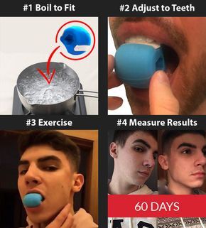 How to Get a Perfect Jawline | Best Way to Get Rid of Double Chin - JawlineMe Perfect Jawline, Jaw Exercises, Jawline Exercise, Facial Exercise, Chiseled Jawline, Face Fitness, Face Fillers, Fitness Ball, Trening Sztuk Walki