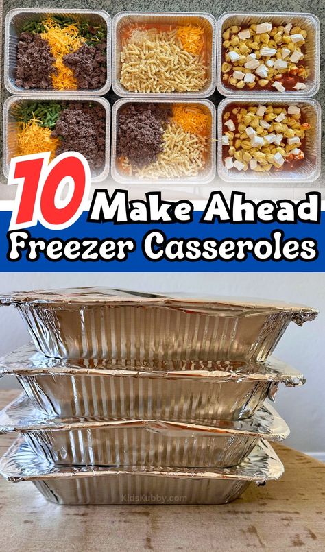 10 Make Ahead Freezer Meals For Busy Parents Bulk Freezer Meals Families, Meal Prep For A Large Family, Budget Friendly Freezer Meals, Freezer Meals For Husband, Easy Frozen Dinners Freezer Meals, Pre Made Frozen Meals Dinners, Surgery Prep Meals, Scalloped Potatoes Freezer Meal, Freezer Prep Meals Make Ahead